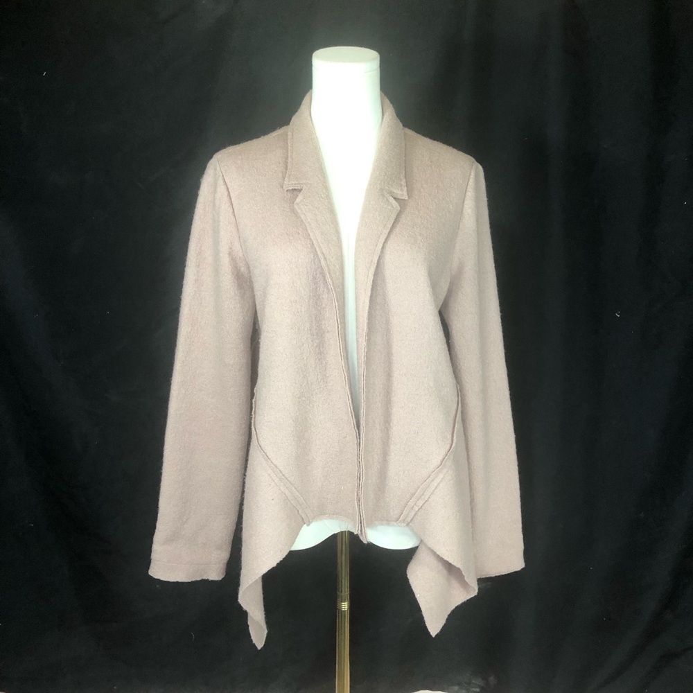 Open Front Jacket Dusty Pink Size Medium Large Maternity Breastfeeding Friendly